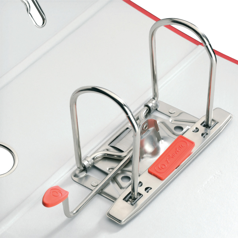 binde, ringbinder, metallischer verriegelung, sicherheitsverschluss, roter schieber