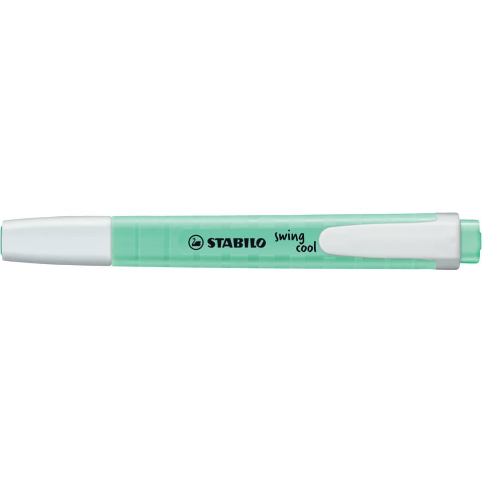 highlighter, marker, neon-grün, Doppelspitze, durchsichtiges Gehäuse