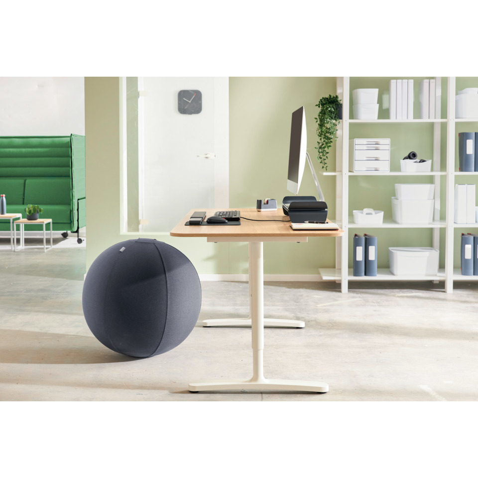 Office desk, Ergonomic desk, Schreibtisch, Monitorständer, Sitzkugel