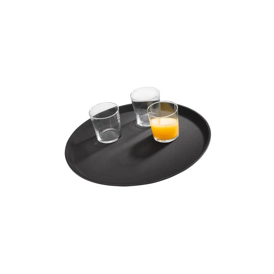 tellerunterlage, servierplatte, lakiert, rund, gläser trio, orange saft