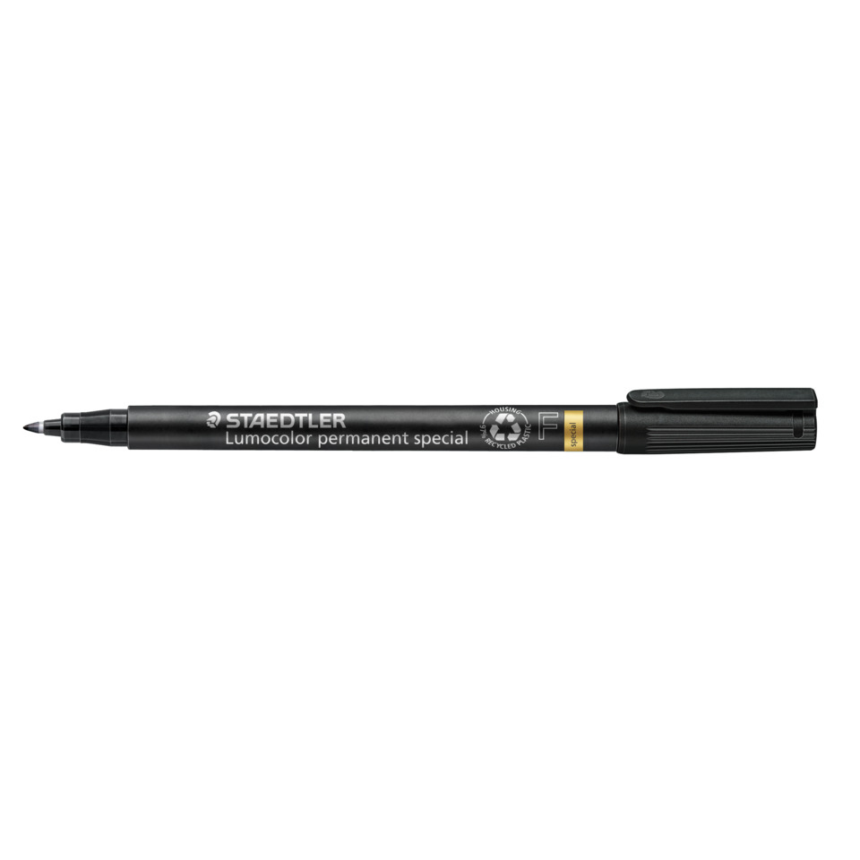 Liner, Lumocolor, Permanent marker, Schwarz, Feiner Strich