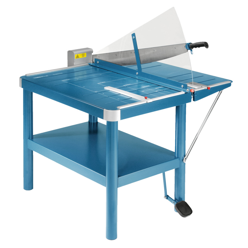 Arbeitsbank, Tisch, Kappsäge, blau, Metallsheet