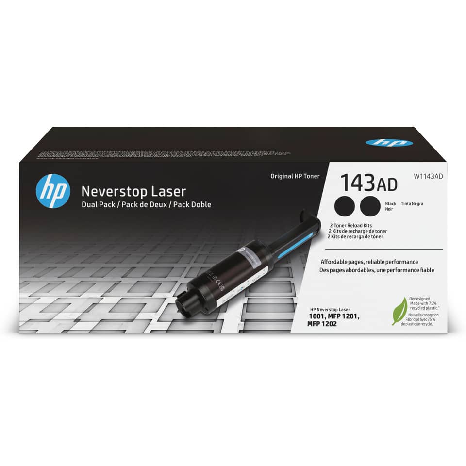 Toner, HP, Neverstop, Kassette, Doppelpack