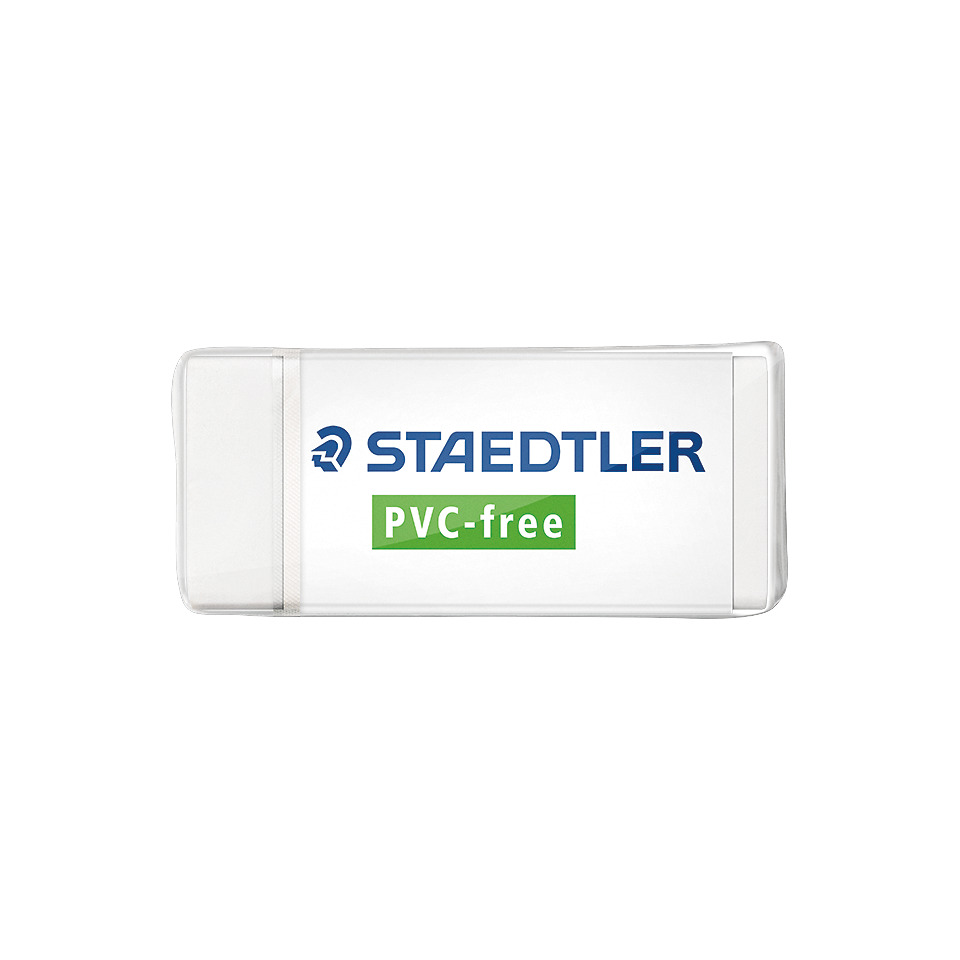 PVC-free, Staedtler, Radiergummi, weiß, Bürozubehör, PVC-free, Gummi, weiß, Staedtler, dünn
