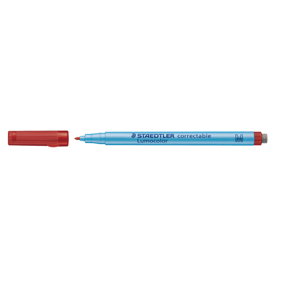 Marker, Whiteboardmarker, Rote Kappe, Blauer Körper, Lumocolor