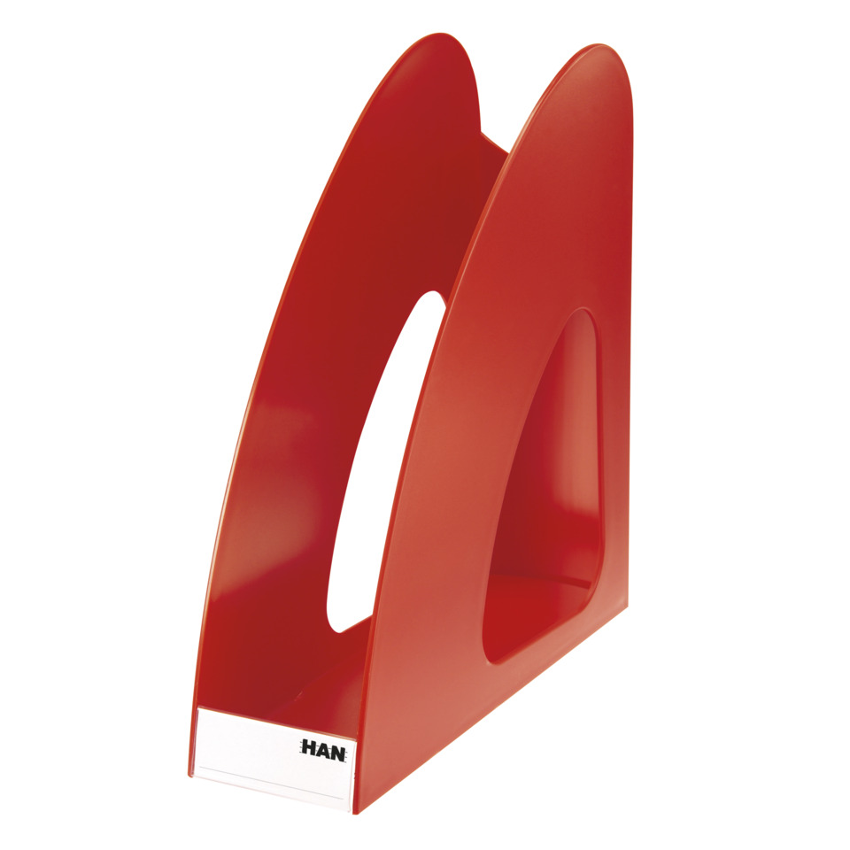 HalterOrdner, Kunststoff, rot, Büro-Ordner, Schreibtisch-Organizer