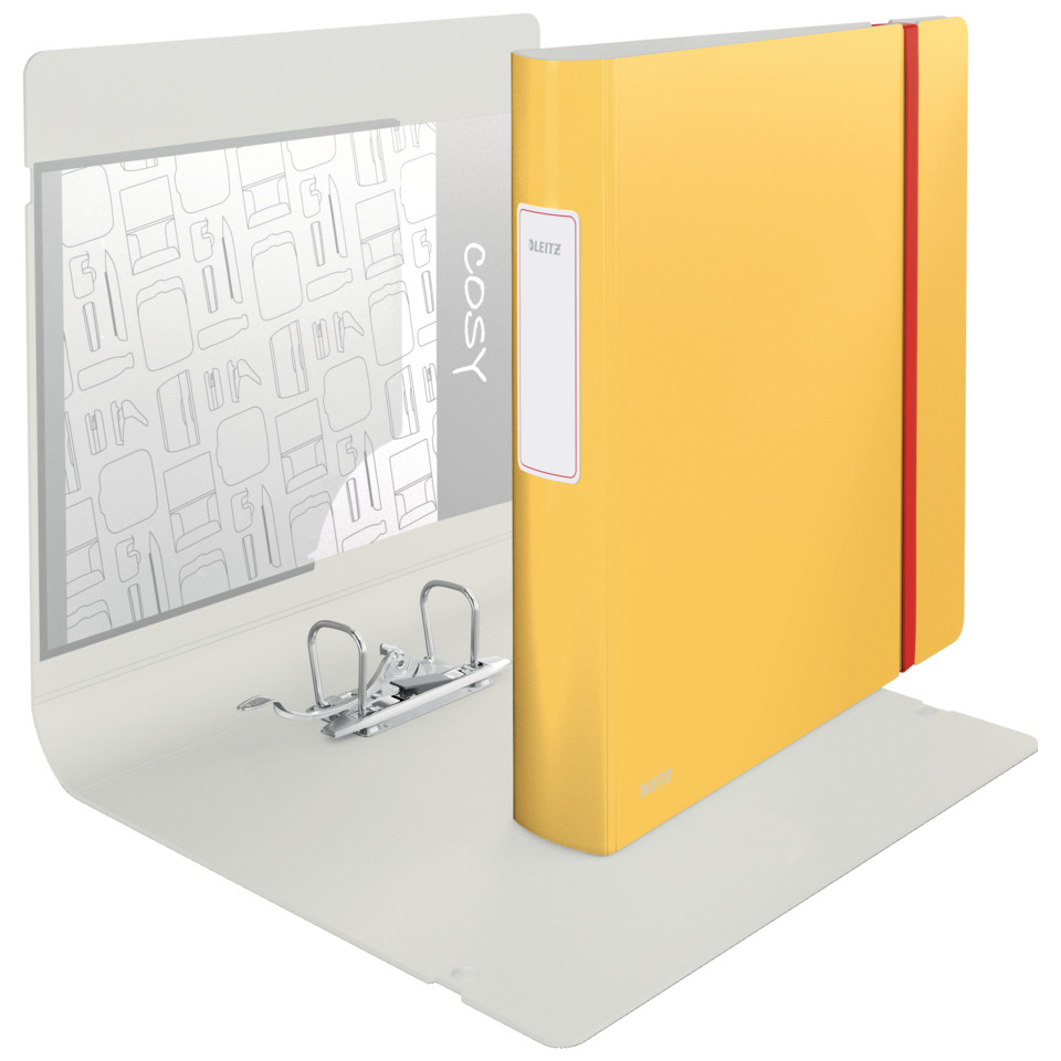 ringbinder, Datei-Ordner, Ordner, gelber Ordner, Dreiklammer-Ordner