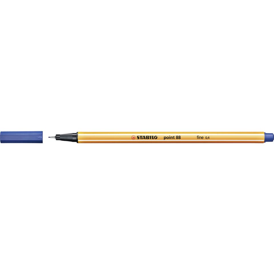 Fineliner point 88®, 0,4 mm, dunkelblau STABILO 88/41