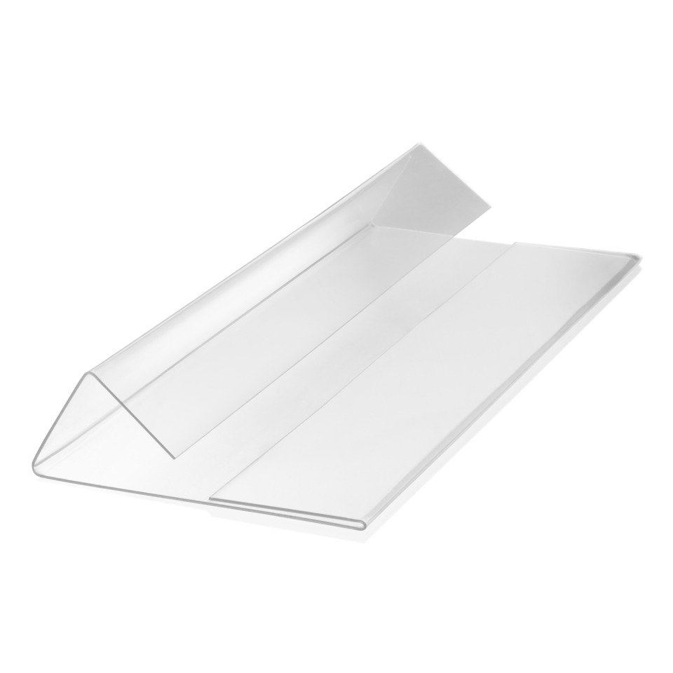 Display-Ständer,  Broschürenhalter,  Acryl,  transparent,  schräger Stand