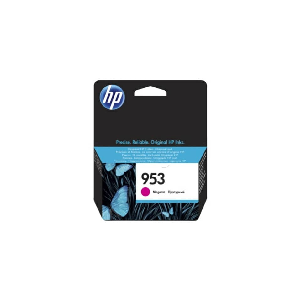 HP Tintenpatrone, Tintenpatrone 953, Magenta, Original HP Tinte, Inkpakt