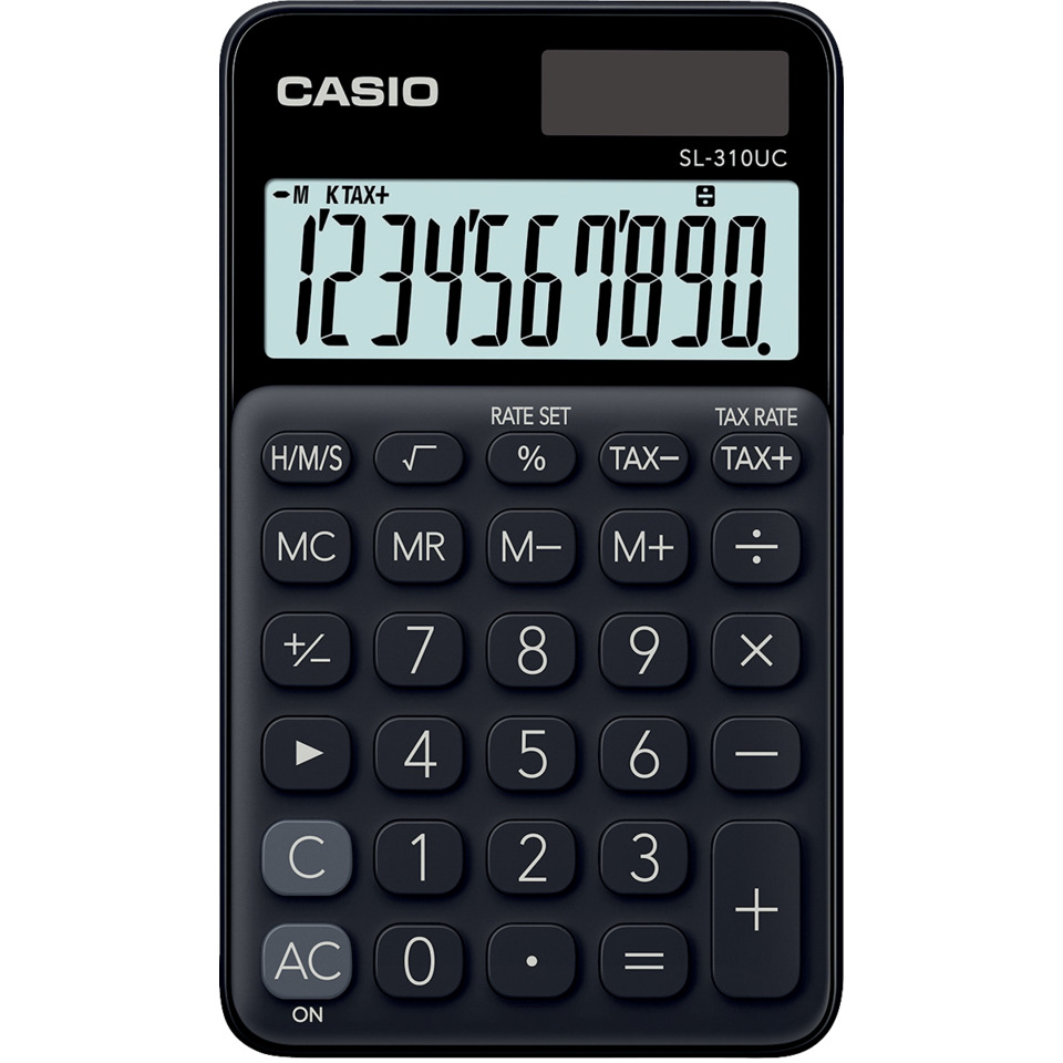 rechner, Taschenrechner, Casio, großes Display, Tasten