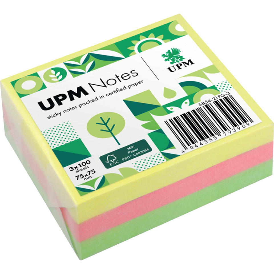 Notizblock, Klebezettel, Notizpapier, Post-it-Block, Papierblock