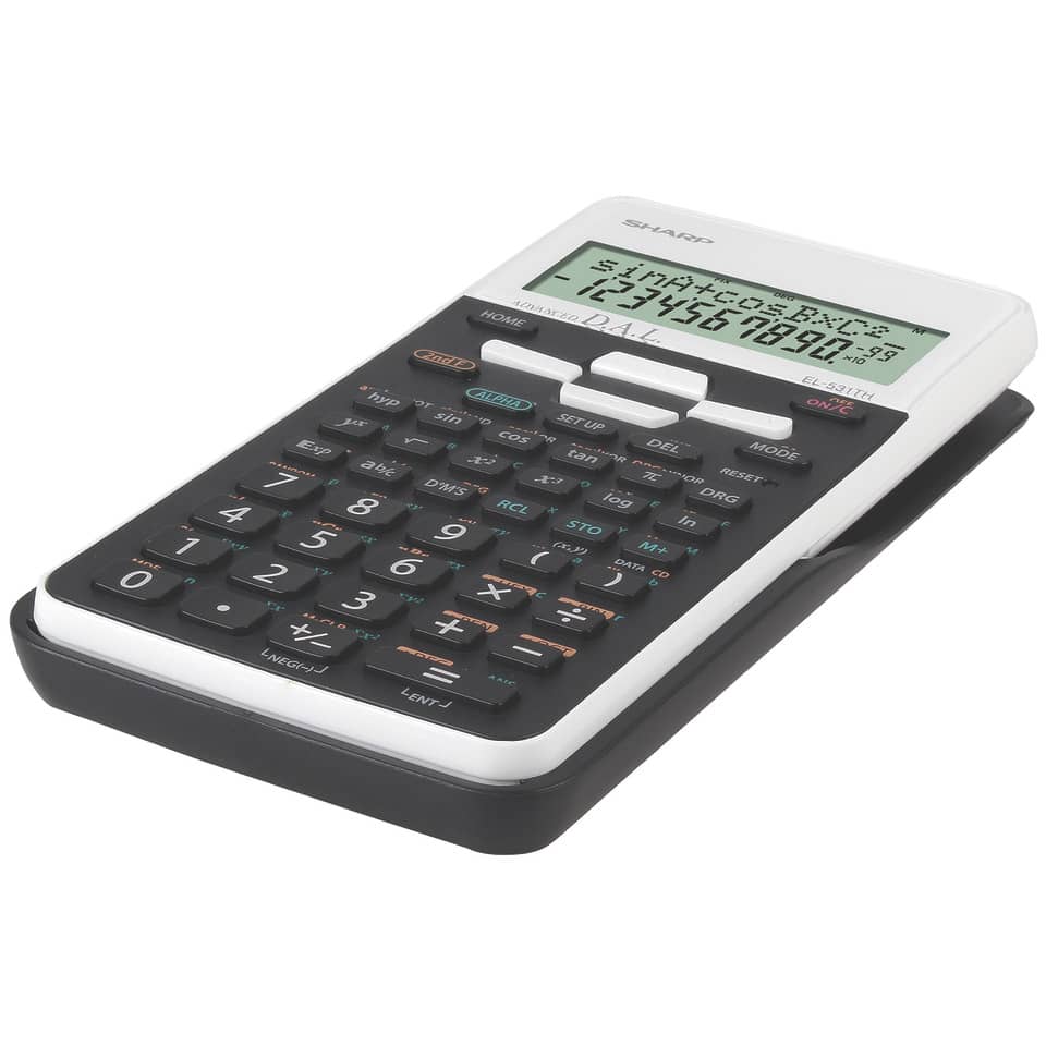 Taschenrechner, Schwarz, Grau, Tasten, Bildschirm