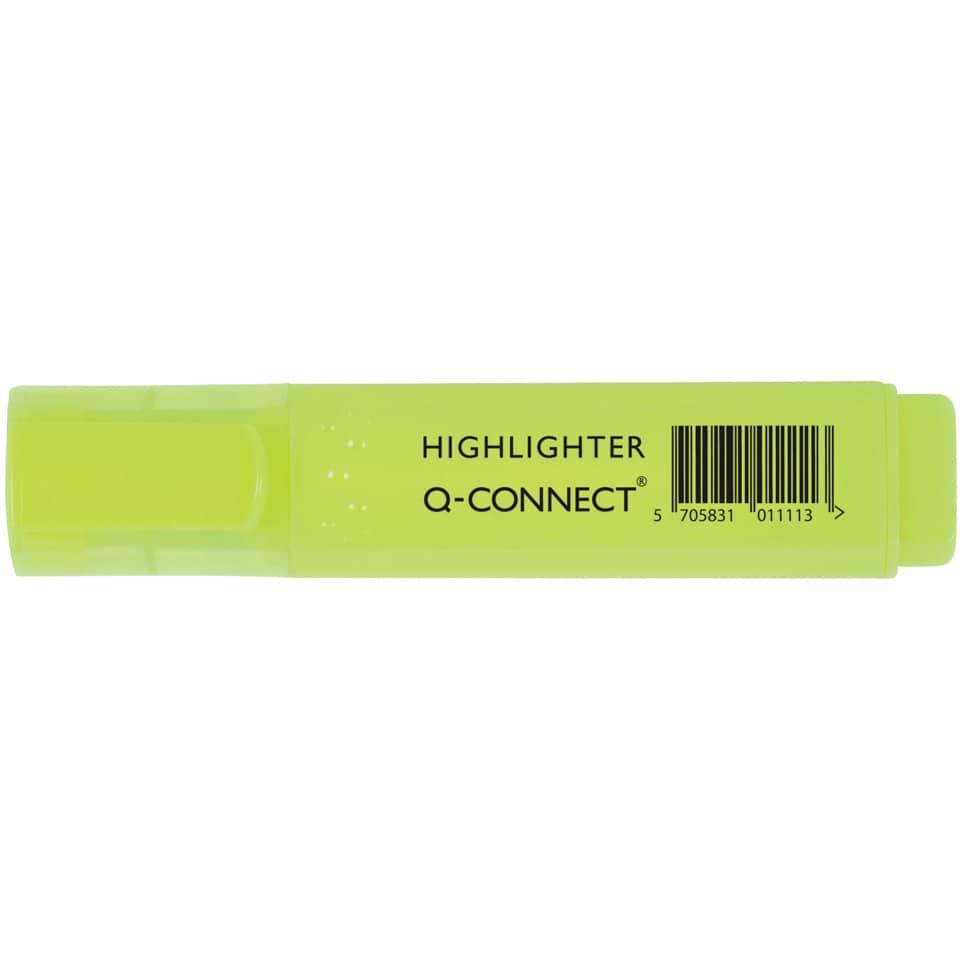 Highlighter, Neon-grün, Stift, Marker, Q-Connect