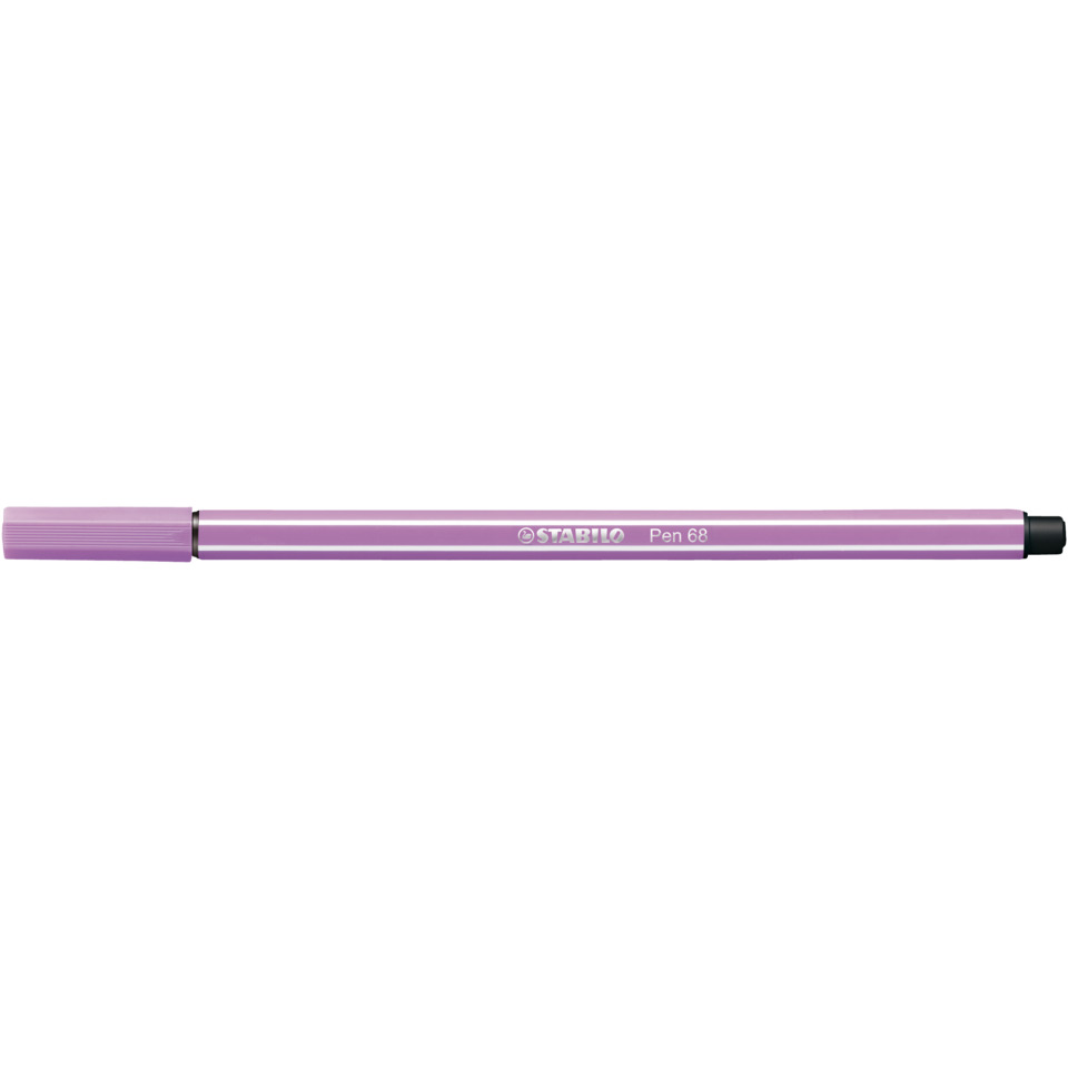 Kuli, Bleistift, Vorne schmal, Lila, Kappe, Stabilo Pen 68