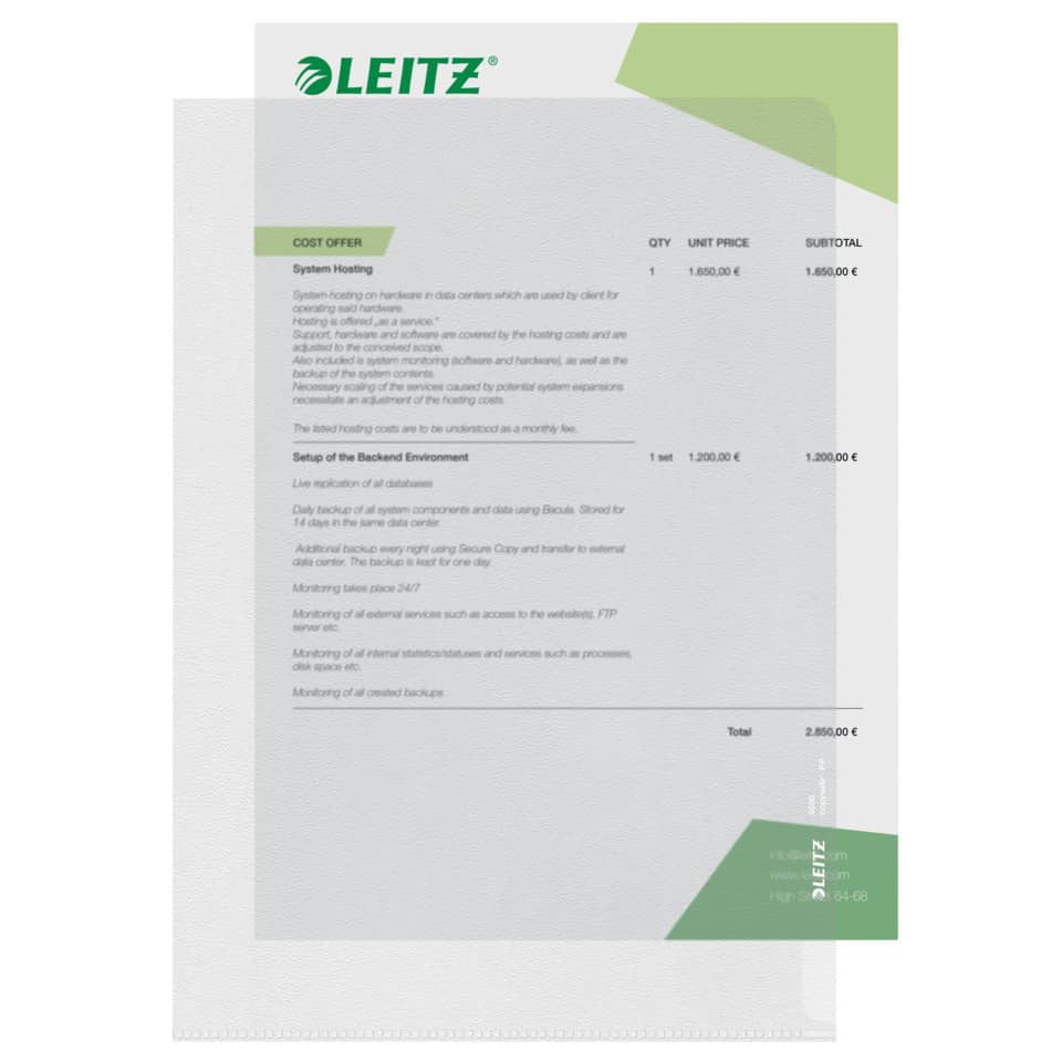 Dokument, Rechnung, Text