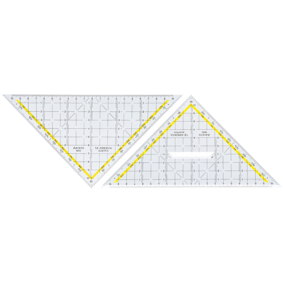 Lineal, Geodreieck, Messlineal, Transparent, Gehäuse