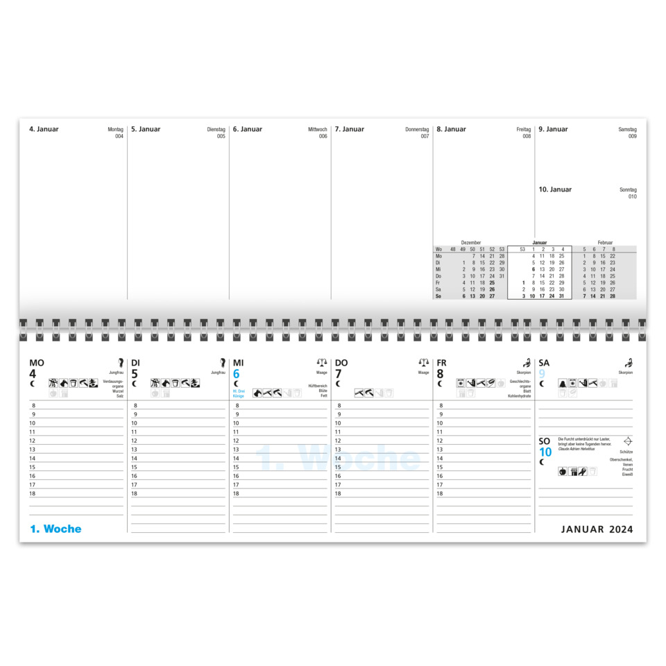 kalender, woche, notizboard, kalendarium, jahr 2024