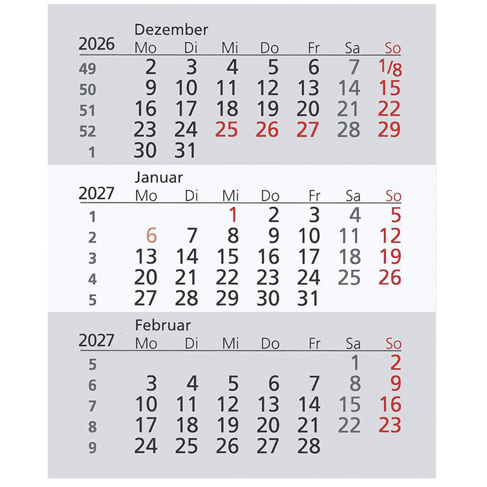 Kalender, Monat, Dezember, Januar, Februar, Kalenderbild, Monatskalender, Datum, Wochenabgleich, Kalendar