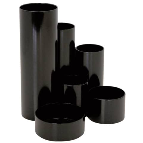 Bürobutler schwarz   6tlg im PB M+M 68500201
