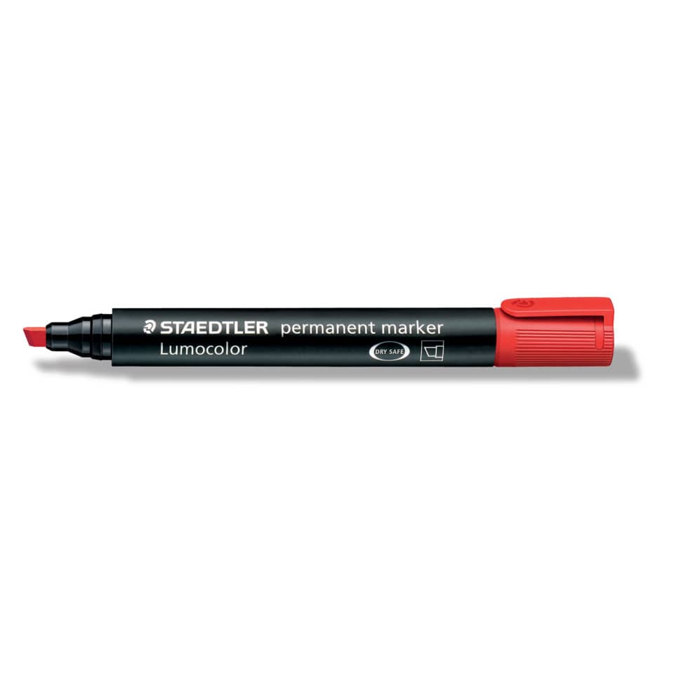 Permanent marker, Rote Kappe, Lumocolor, Markerstift, Trockeneingang?