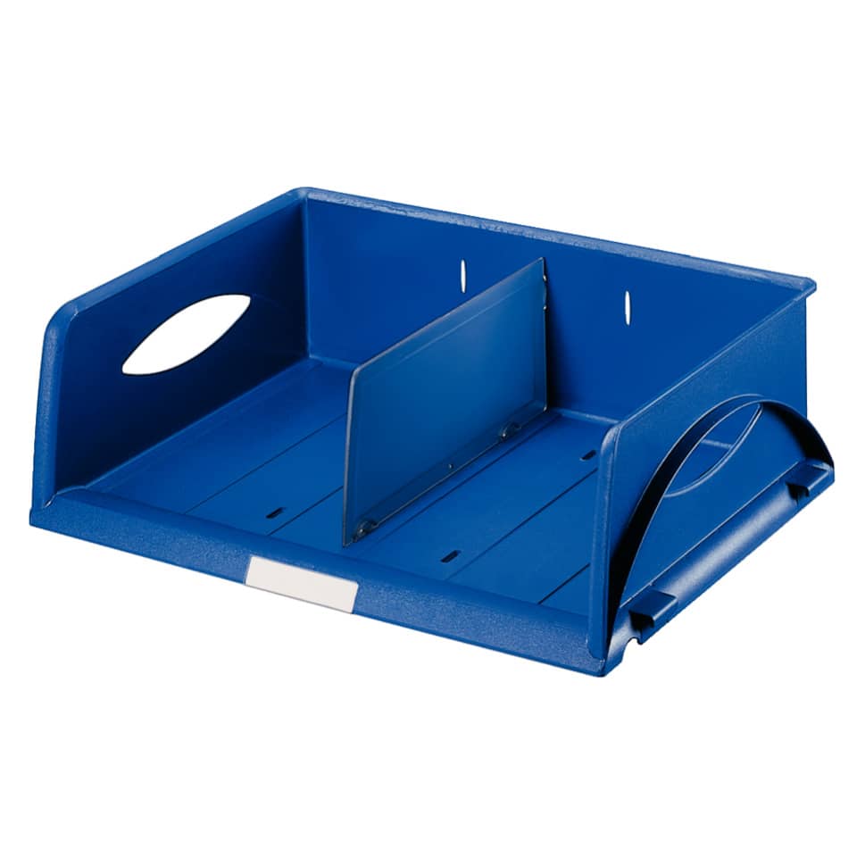 Aktenablage, Ordnerhalter, Dossierablage, Büroorganizer, Blau