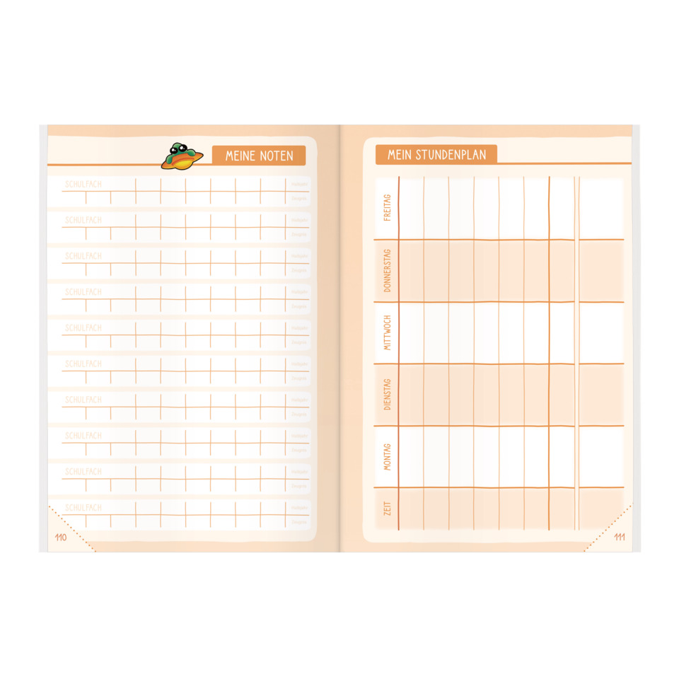 Schulplaner, Notenplan, Morglig, Kartenlayout, Schule