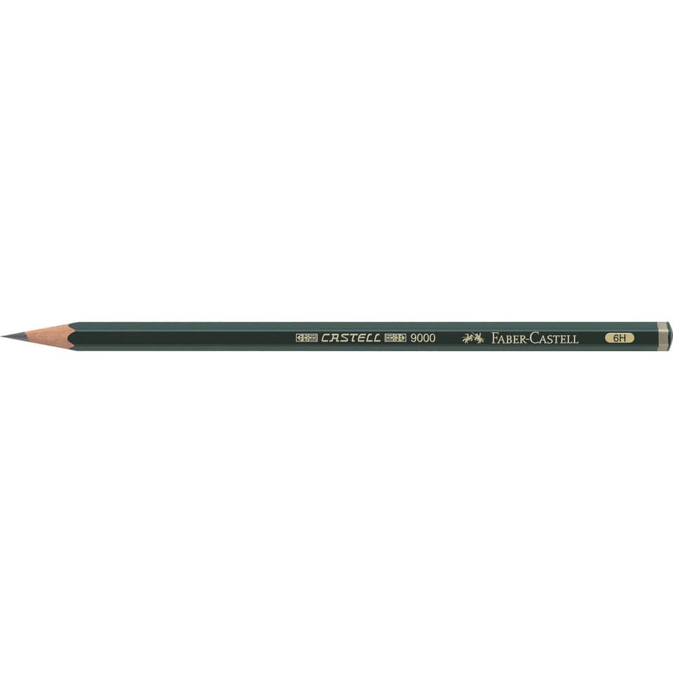Bleistift, Holzbleistift, 6H, Faber-Castell, Grafitstift