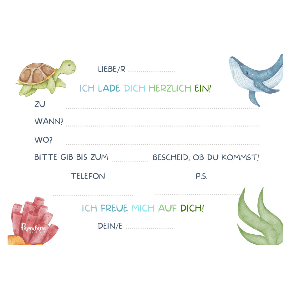 Reptil, Leben im Meer, Schildkröte, Seite, Text