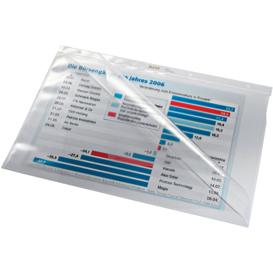 Plastikbeutel, Transparenter Umschlag, Diagramm, Datenblatt, Kartenhülle