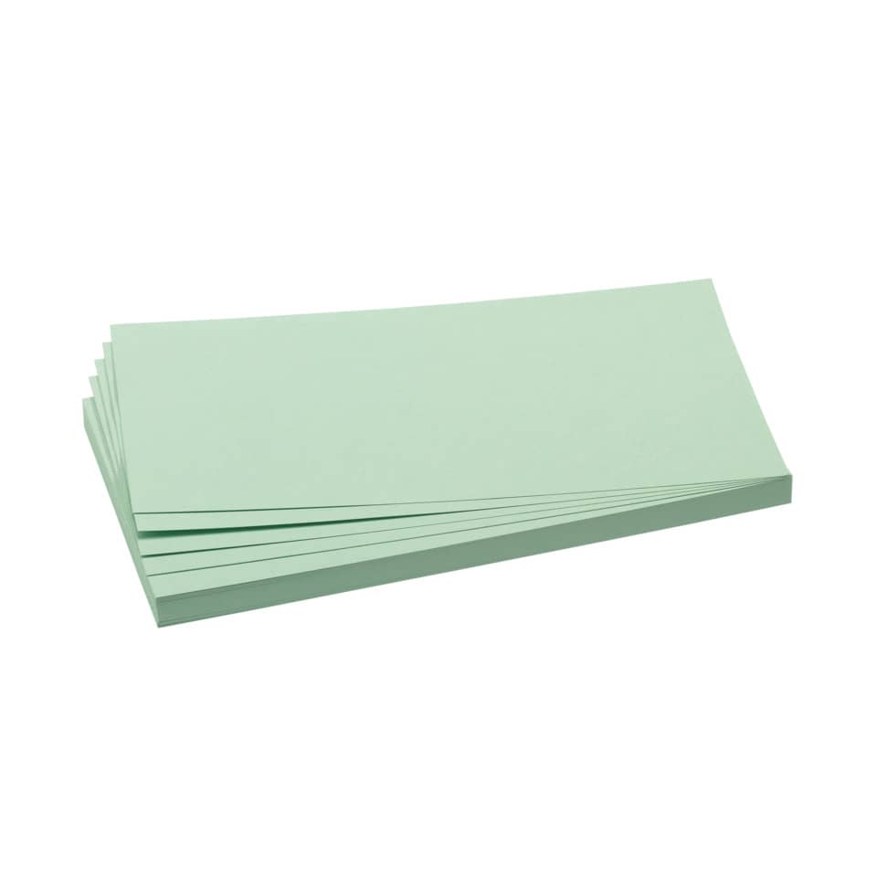 Karton, A4-Blätter, Notizpapier, Minikarten, Pastellgrün