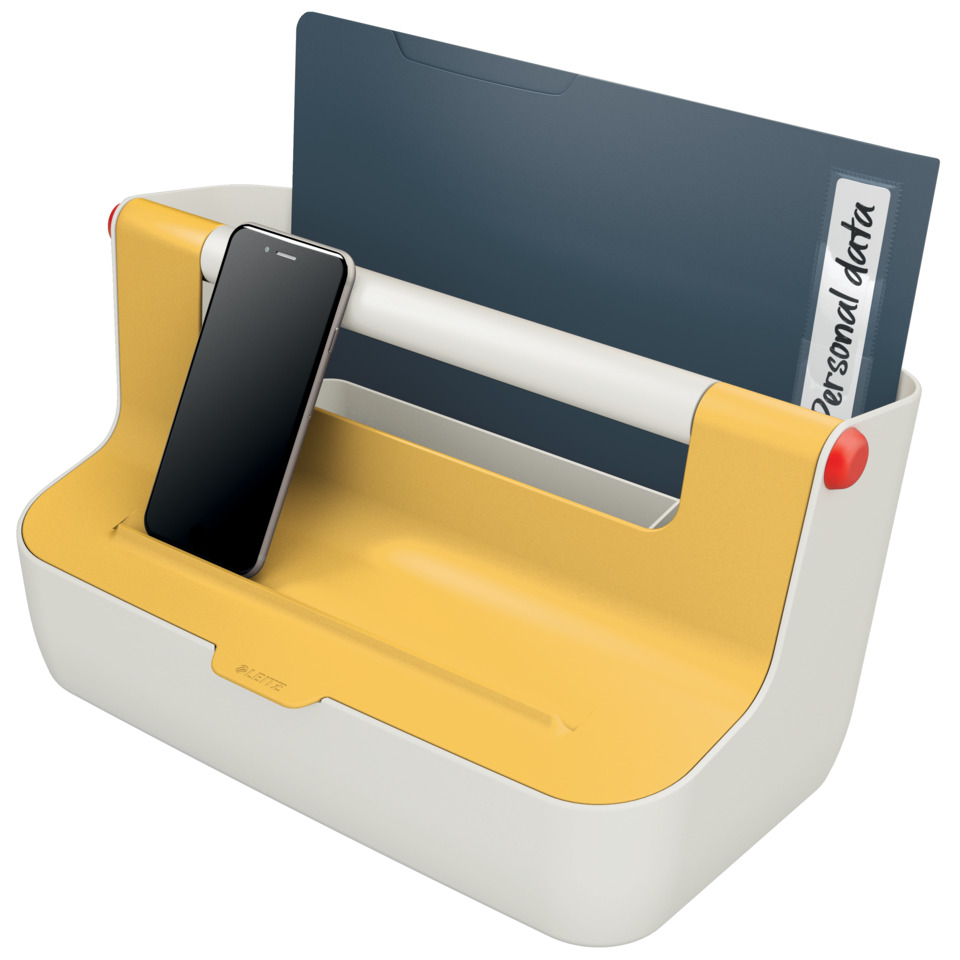 Schreibtisch-Organizer, Dokumentenhalter, Telefonhalter, Kartenhalter, Schale, Schreibtisch-Organizer, Telefonhalter, Dokumentenablage, Schreibtisch-Organizer Gelb, Aktenablage