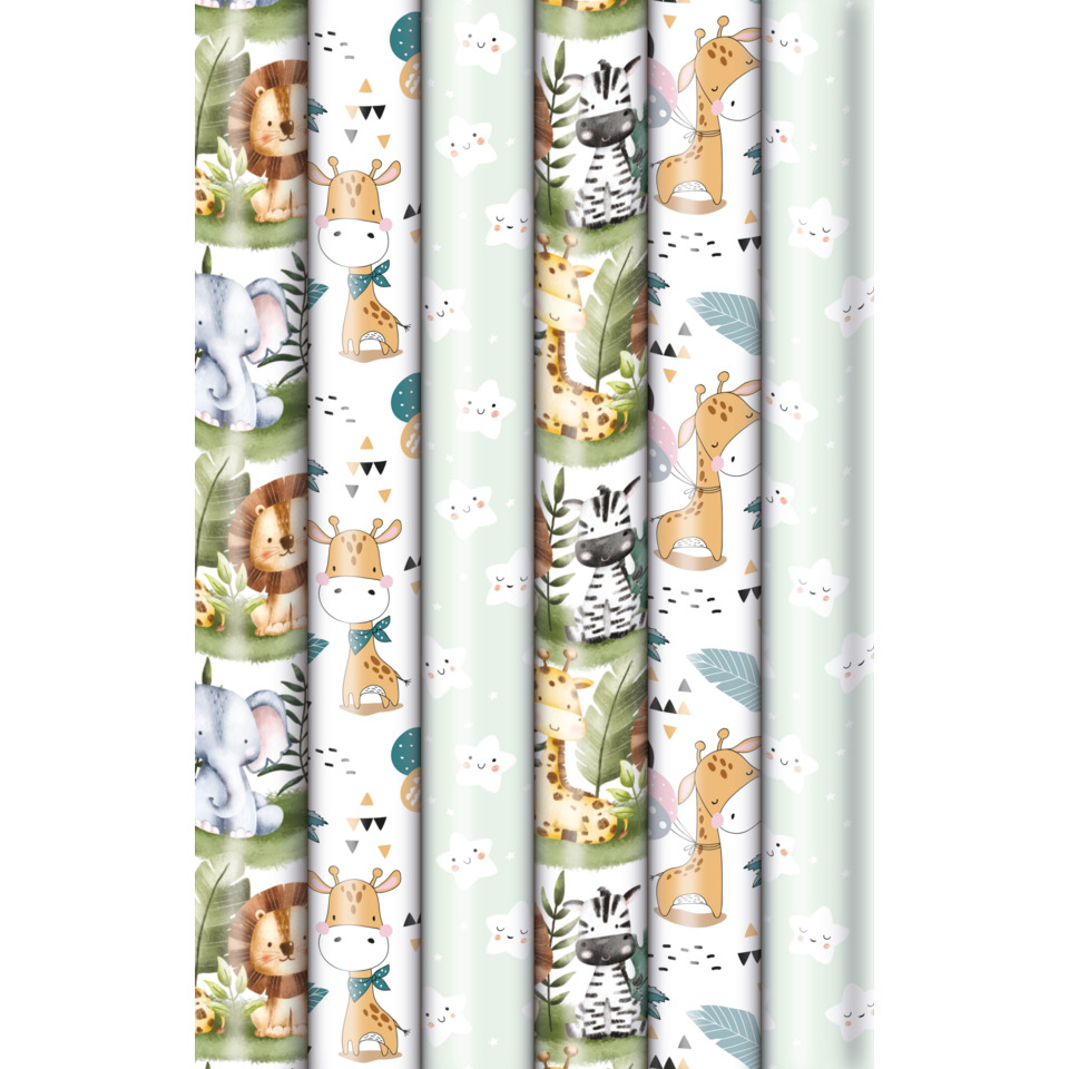 Tiermotiv, Safari Muster, Tier Muster, Druckrollen, Wandtapete