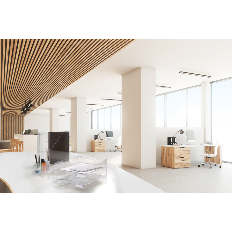 Office, Offener Raum, Schreibtische, Holzmöbel, Natürliches Licht