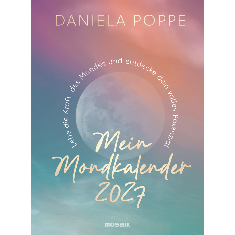 Kalender, Monatkalender, Mondkalender, 2027, Mosaik