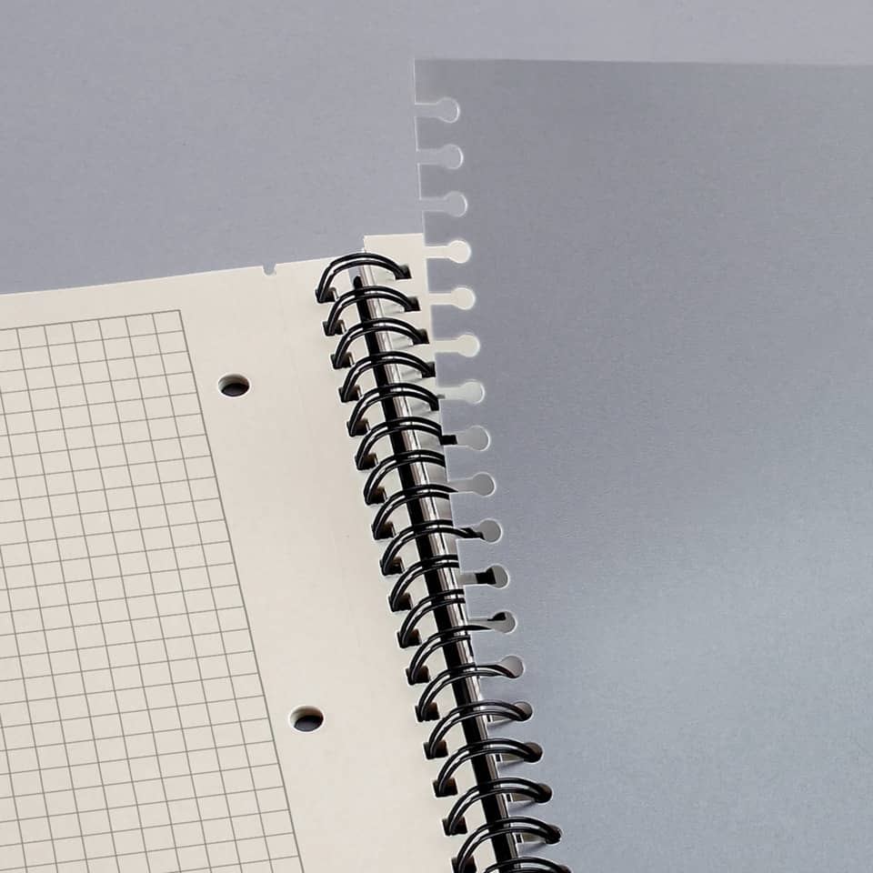 Spiralbindung, Notizbuch, Linealpapier, Schulbedarf, Muster kariert