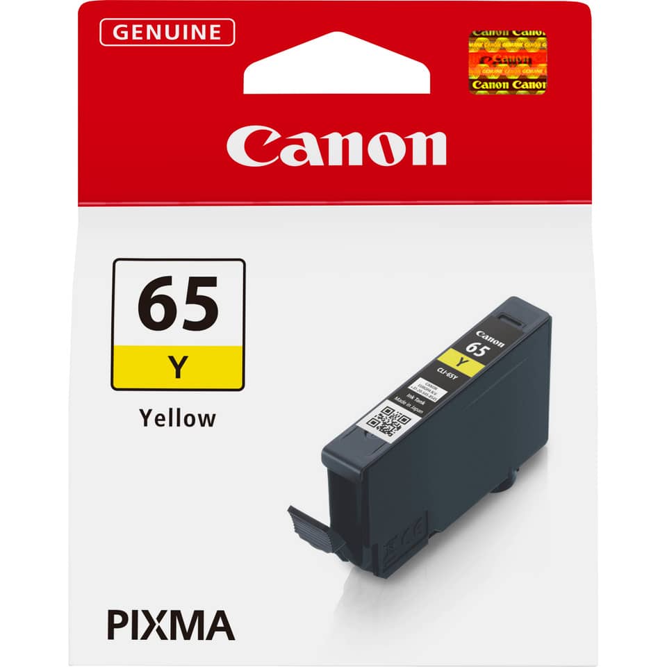 Tintenpatrone, 65 Yellow, Gelb, Canon kompatibel, PIXMA