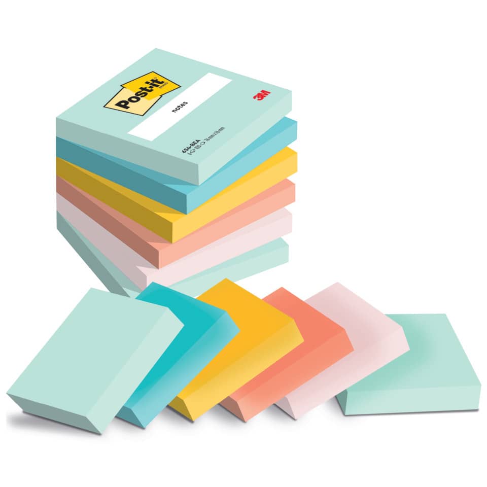 Post-it Notizen, Notizblöcke, Klebezettel, Post-it Block, bunte Klebezettel