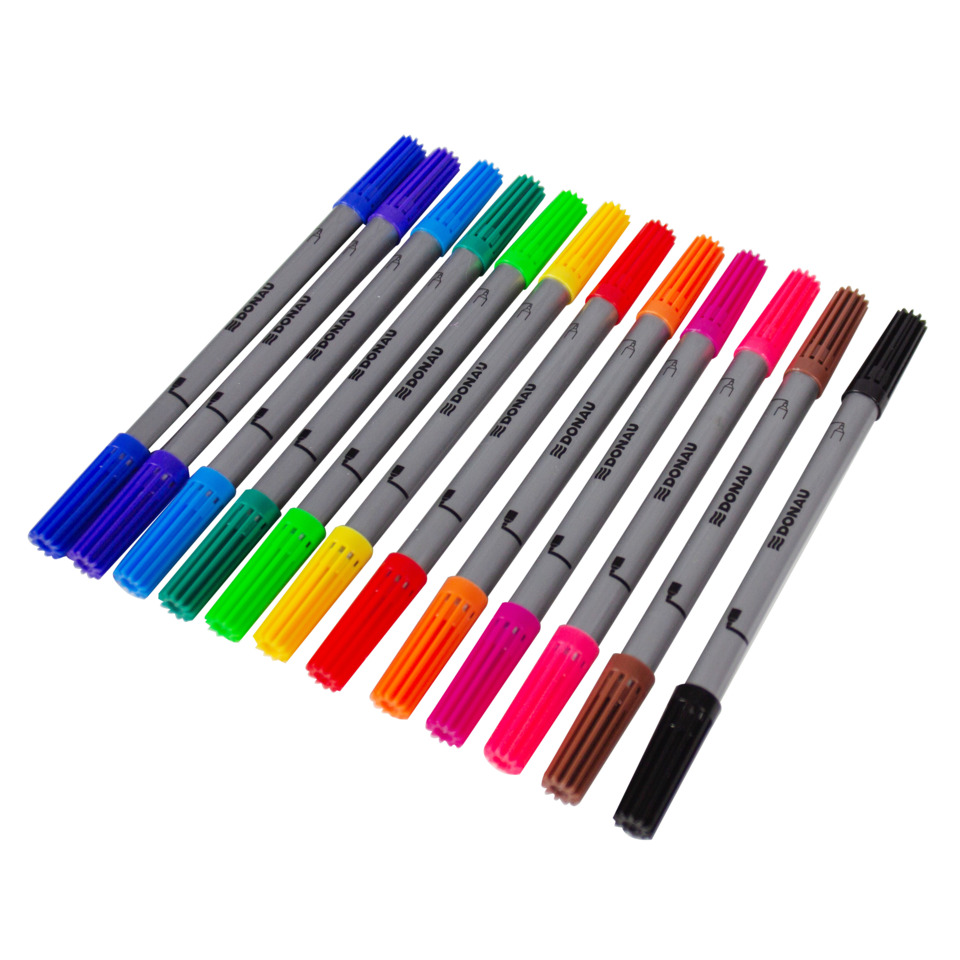 Filzstifte, Marker, Mehrfarbig, Stiftsatz, Kugelschreiber-ähnlich