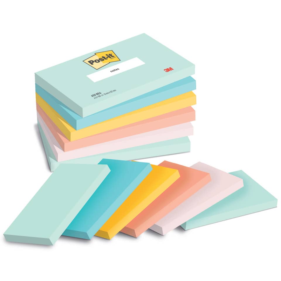 Post-it Notizen, Sticky Notes, Notizblock, Mehrfarbig, Klebezettel