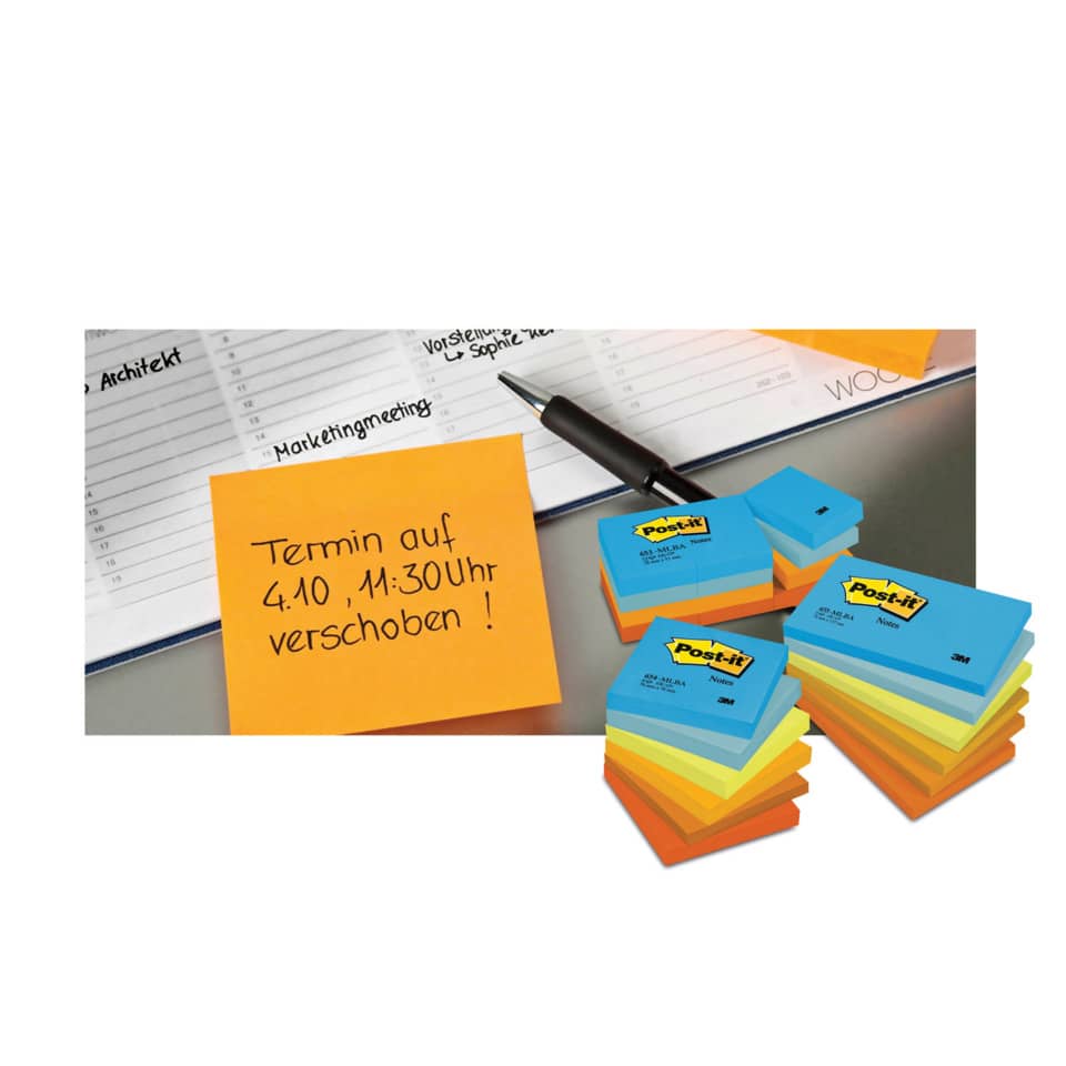 Post-it Notizen, Haftnotizen, Sticky Notes, Schreibtischzubehör, Notizblock