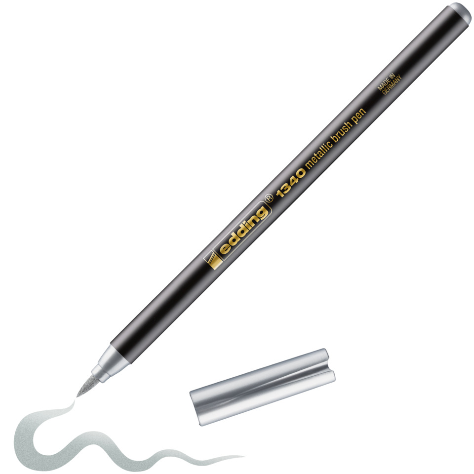 Kunstbedarf, Metallischer Stift, Pinselstift, Markerstift, Metallspitze
