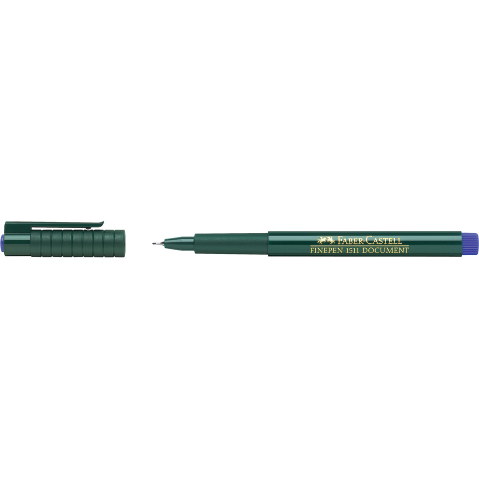 Hobbystift, Rollstift, grüner Stift, Dokument-Stift, blauer Deckel