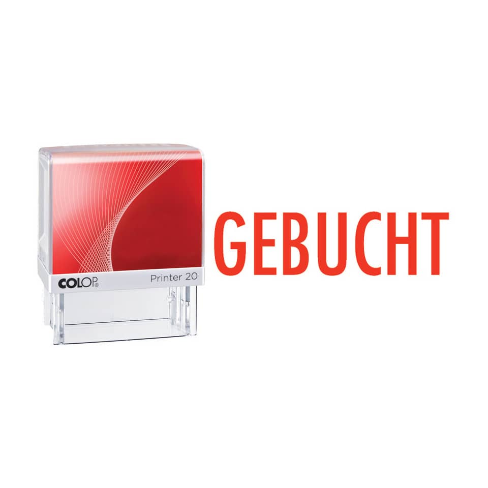 Tintenstempel, Stempelkissen, Rot, Transparent, Printer 20