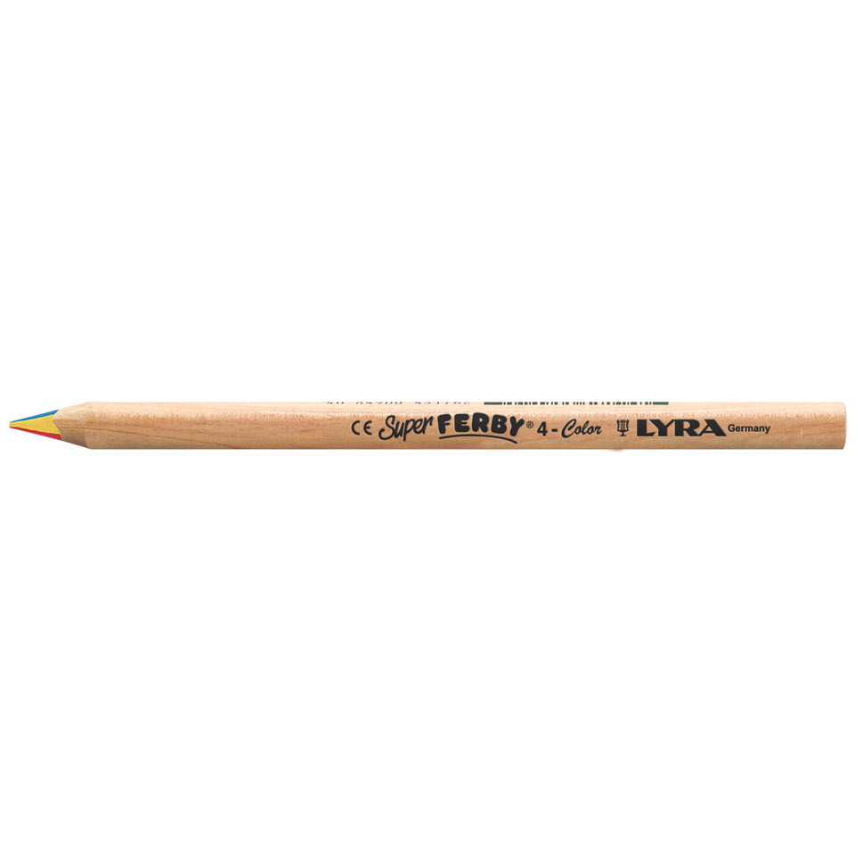 Bleistift, Holzbleistift, 4 farbig, Lyra, Ferrby