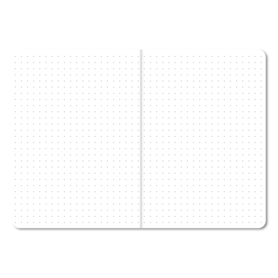 Notizbuch, Punktepapier, Kunstleder?, Punktepapier, Notizheft