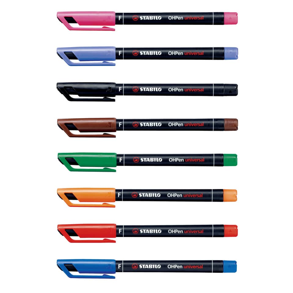 Stabilo marker, Filzstift, Buntstift?, Kugelschreiber?, Marker} }}