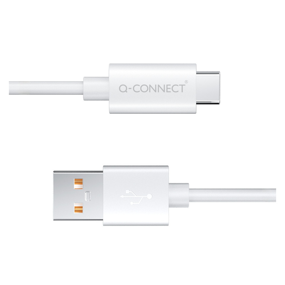 _USB-C zu USB-A_ Adapter, Typ-C Adapter, Metallisch silbern, Kabel, Stecker