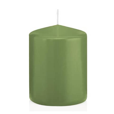 Stumpenkerze, 80x60mm, aloe vera  618315.116