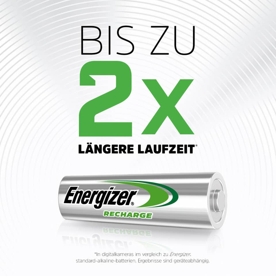 AA, Batterie, Alkaline, Aufladbar, Energizer
